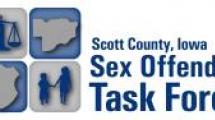 Scott County Iowa Sex Offender Task Force logo.