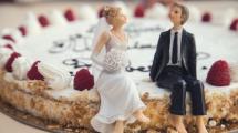 Bride and Groom Cake Topper.