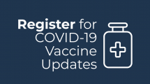 Register for COVID-19 Vaccine logo
