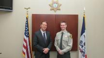 Sheriff Tim Lane and Deputy Andrew Siitari