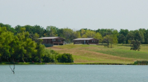 Summit Cabins overlooking Railroad Lake.