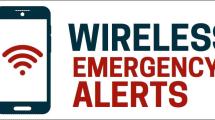 Wireless Emergency Alert written next to their symbol on a smartphone