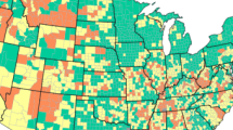 county map of COVID community levels