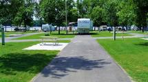 Open Campsite at Buffalo Shores Campground.