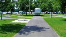 Open Campsite at Buffalo Shores Campground.