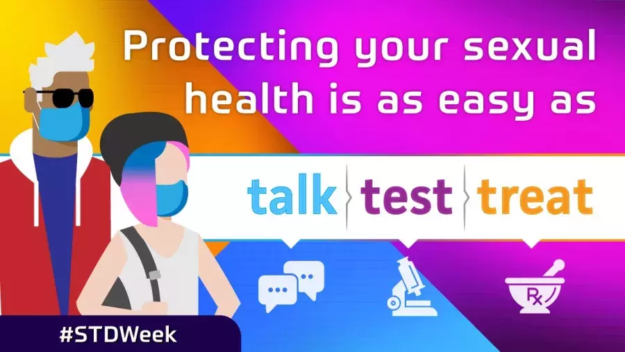 Protecting your sexual health is as easy as talk, test, treat. 