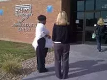 Meeting with the buyer and visiting the Treasurer's Office.